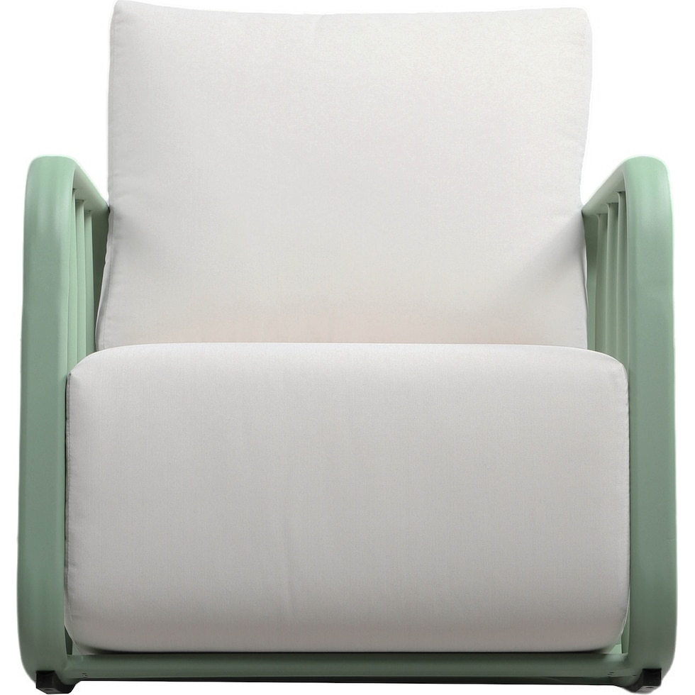 el paso green cream rocking chair   