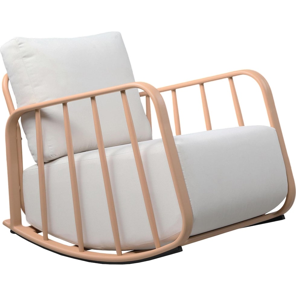 el paso terracotta cream rocking chair   
