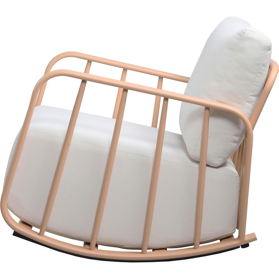 el paso terracotta cream rocking chair   