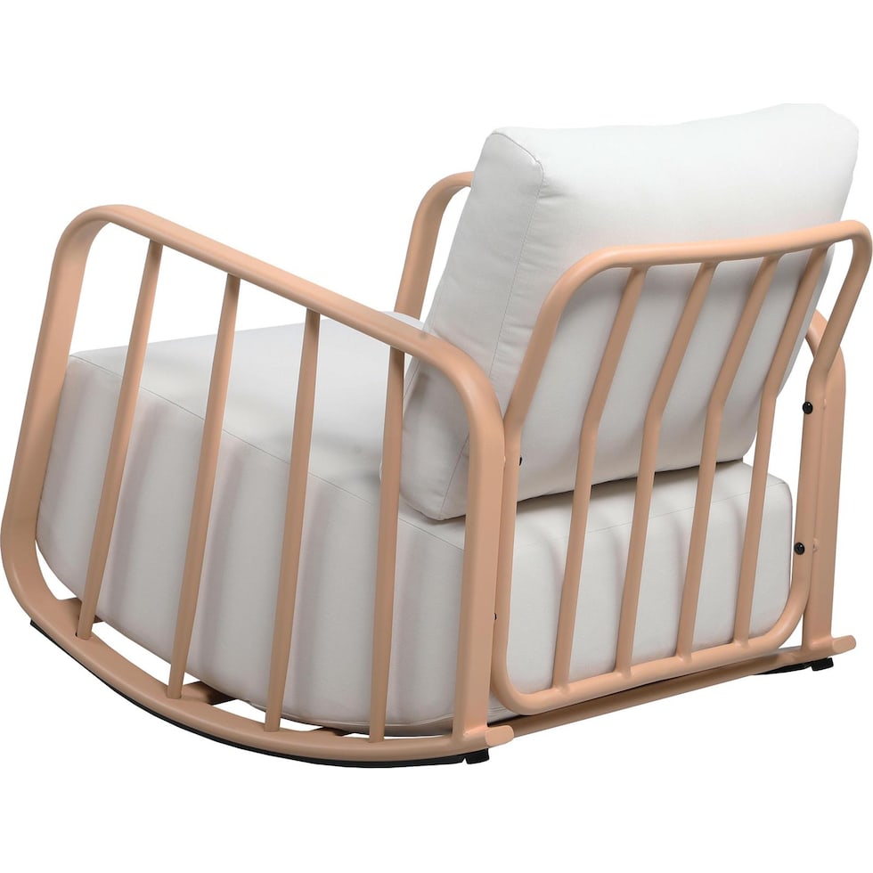el paso terracotta cream rocking chair   