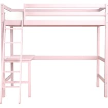 elara pink twin bed   