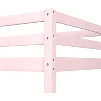 elara pink twin bed   