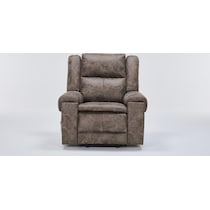 elden dark brown recliner   