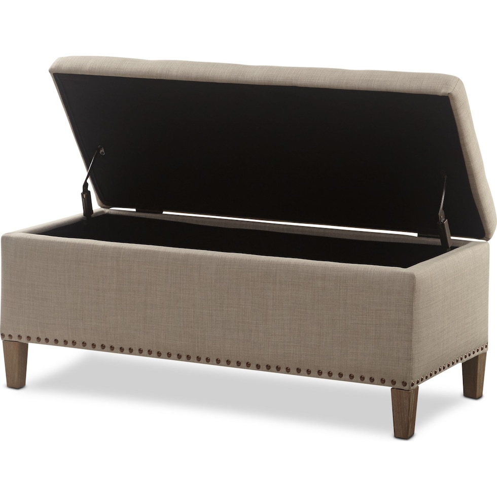eleanor light brown bench   
