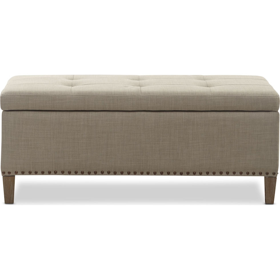 eleanor light brown bench   