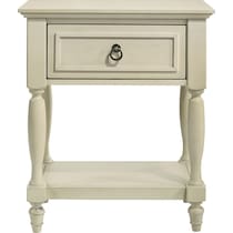 eleanora white nightstand   