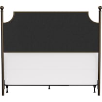 elena linen bronze queen bed   