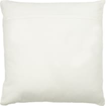 eleonora white accent pillow   