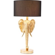 elephant gold table lamp   