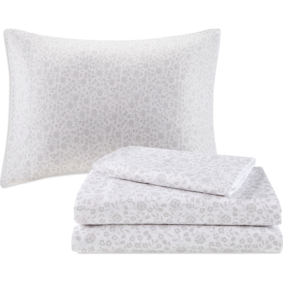 eliana blue queen bedding set   
