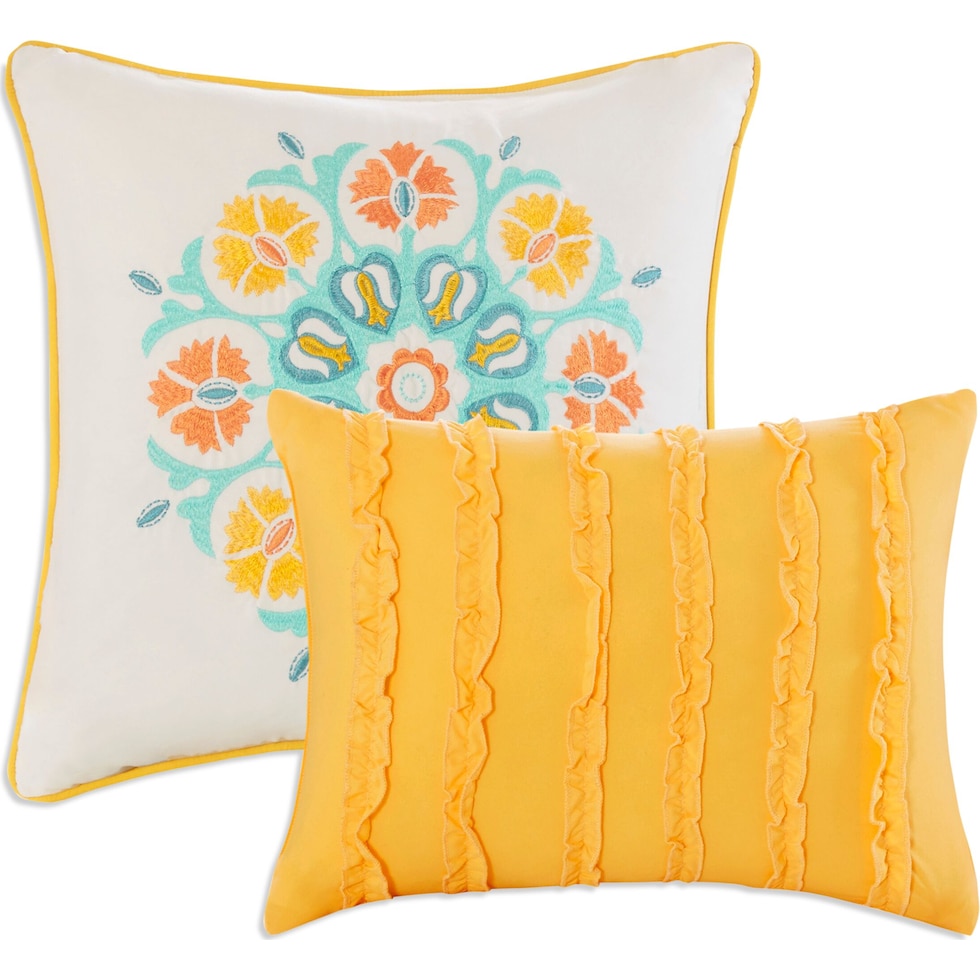eliana multicolor full queen bedding set   