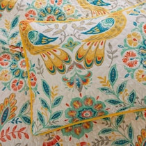 eliana multicolor full queen bedding set   