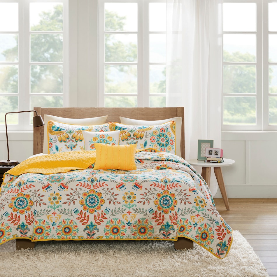 eliana multicolor twin bedding set   