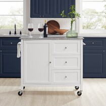 elio white gray granite kitchen island   