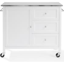 elio white kitchen island   