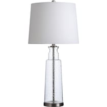 elior silver table lamp   