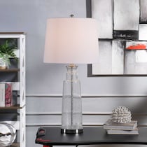 elior silver table lamp   