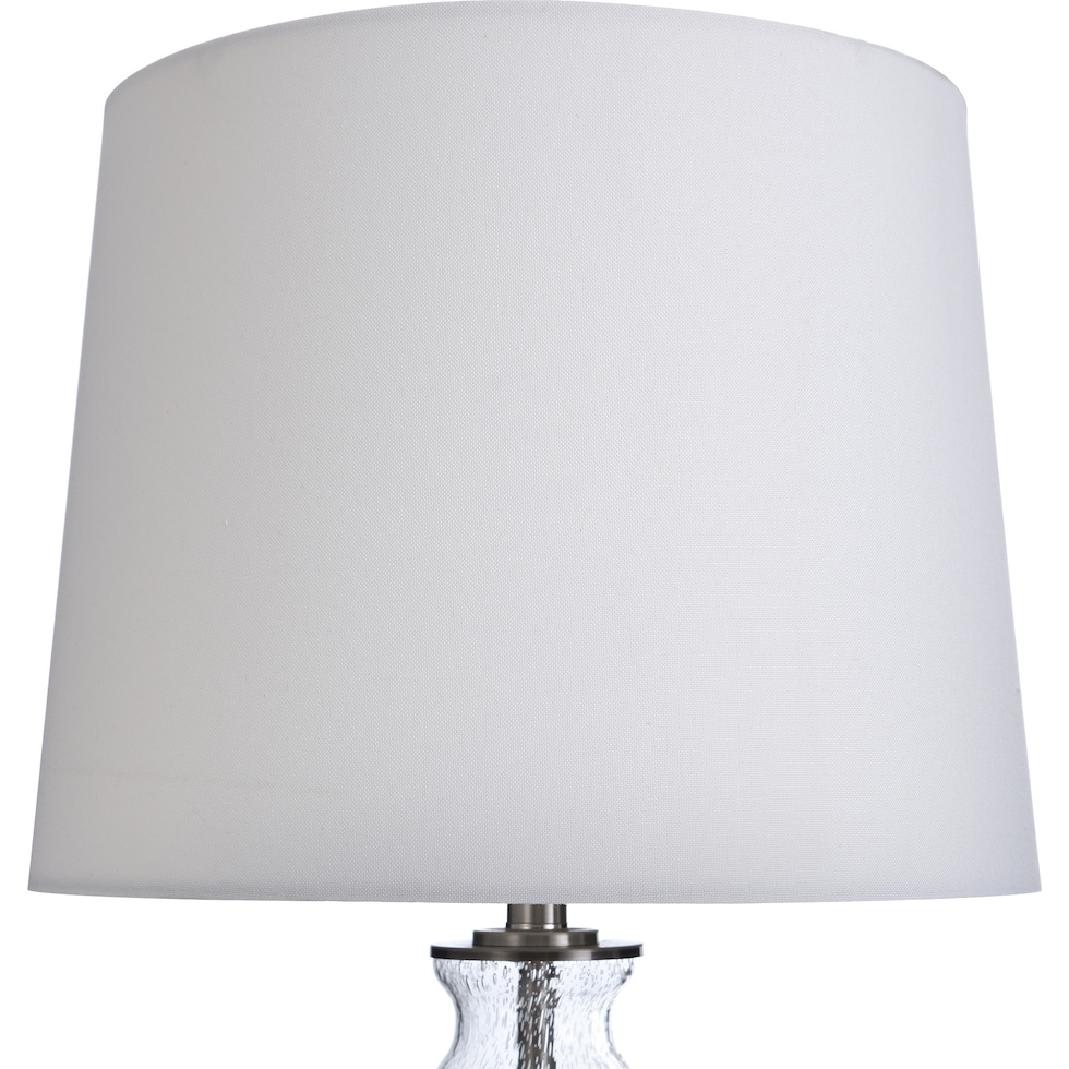 elior silver table lamp   