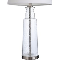 elior silver table lamp   