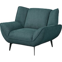 elizabeth blue accent chair   