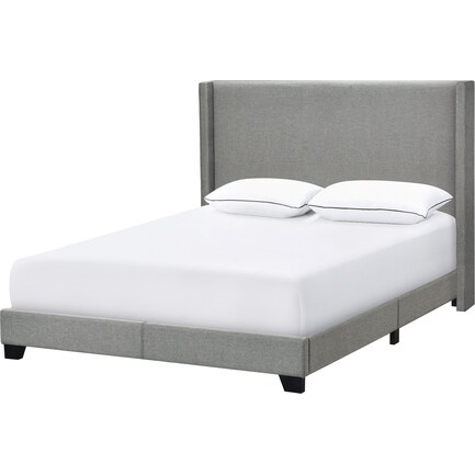 Elizabeth Full Bed - Light Gray