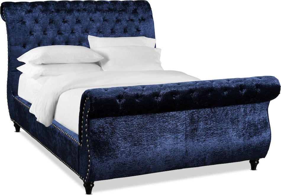 Ella Upholstered Bed Value City Furniture