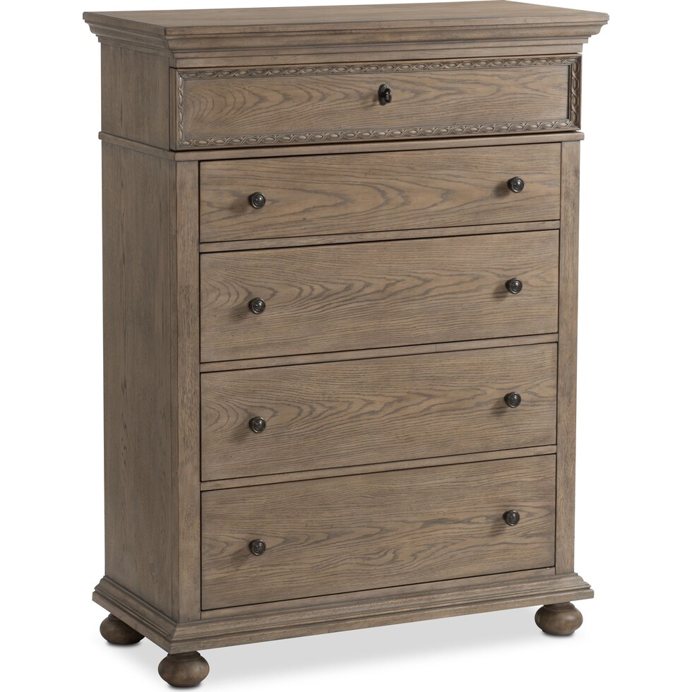 ella light brown chest   