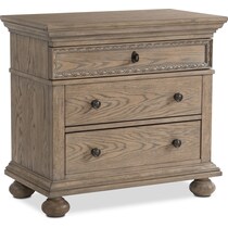 ella light brown nightstand   