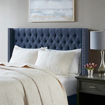 ellaby blue queen bed   