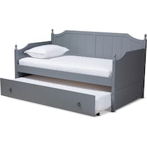 ellamay gray twin bed   