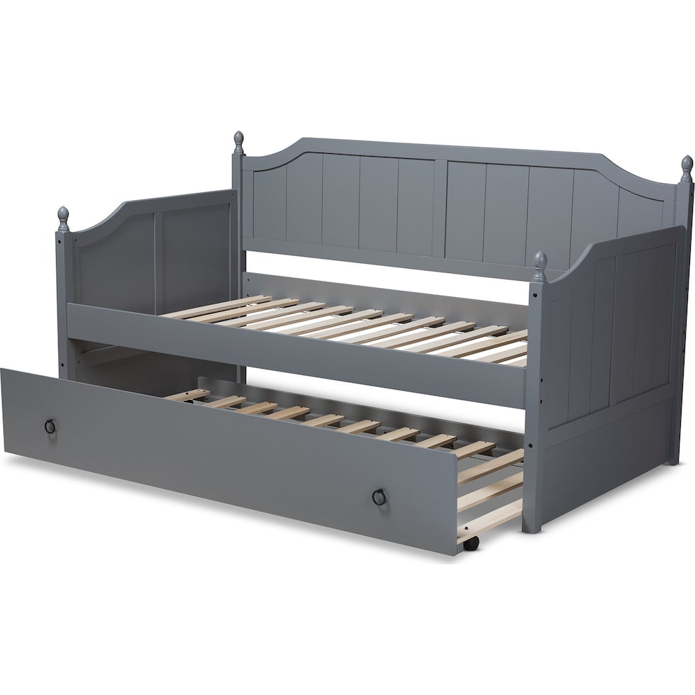 ellamay gray twin bed   