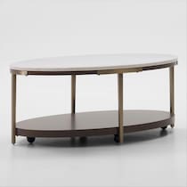 elle occasional cherry coffee table   