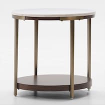 elle occasional cherry end table   