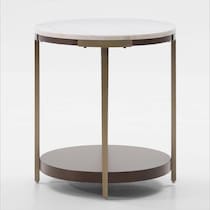 elle occasional cherry end table   
