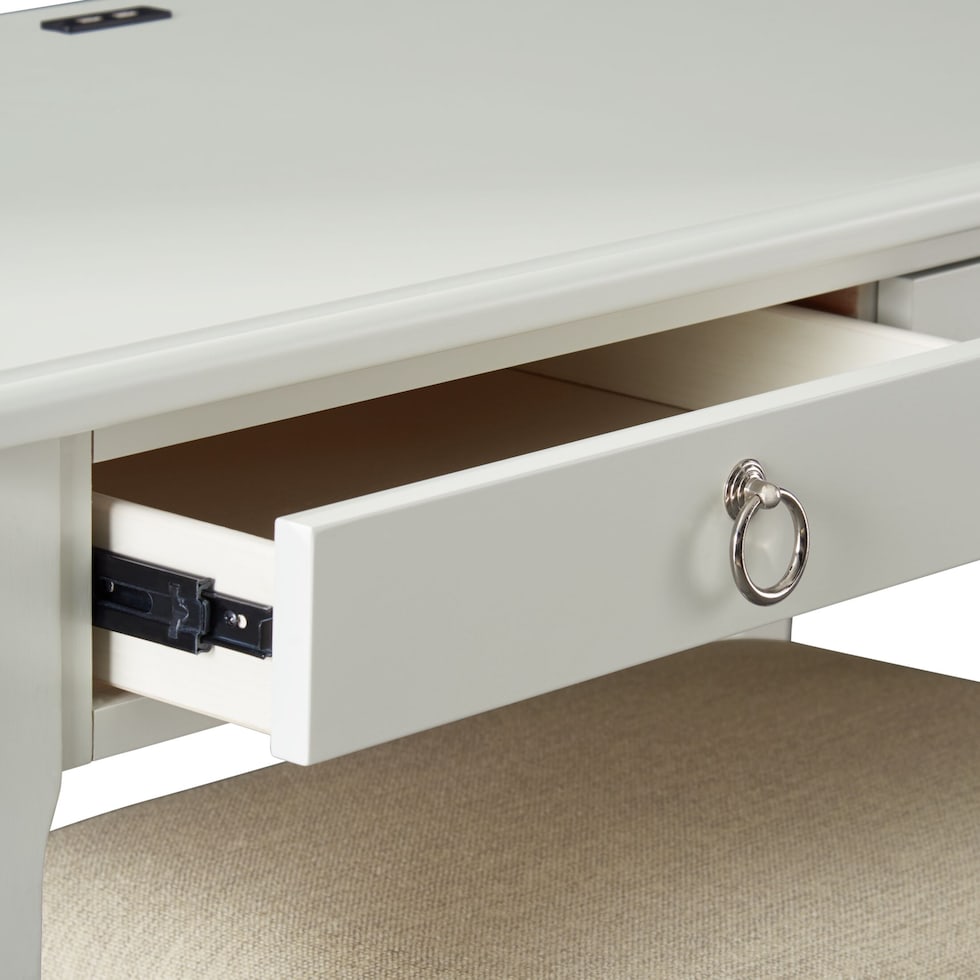elle gray desk   