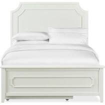 elle gray full bed with trundle   