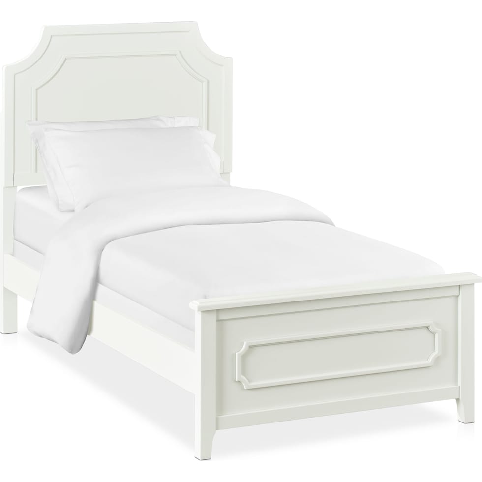 elle gray twin bed   