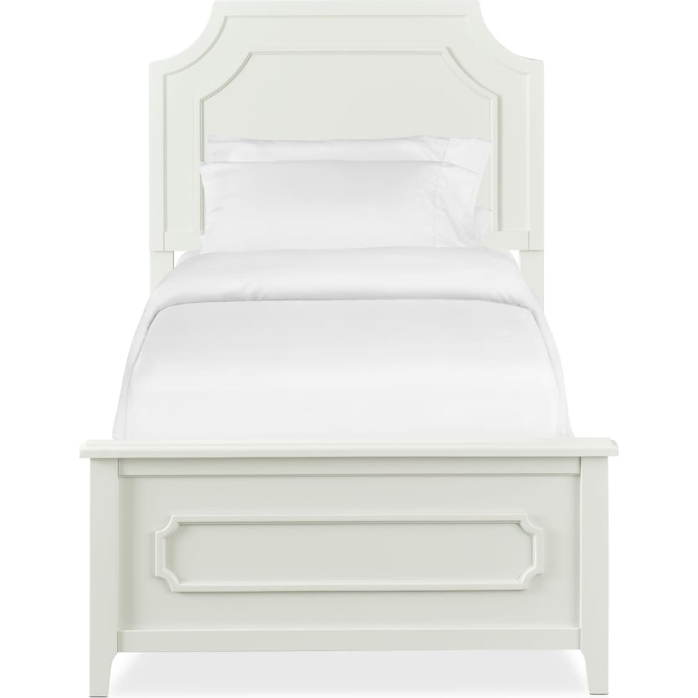 elle gray twin bed   