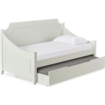 elle gray twin daybed with trundle   