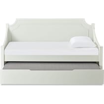 elle gray twin daybed with trundle   