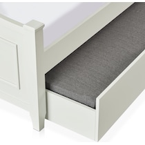 elle gray twin daybed with trundle   