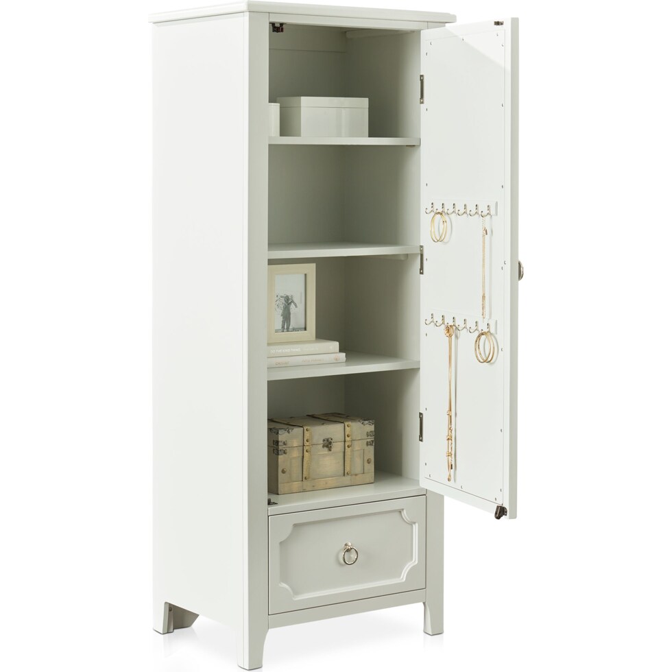 elle gray wardrobe   