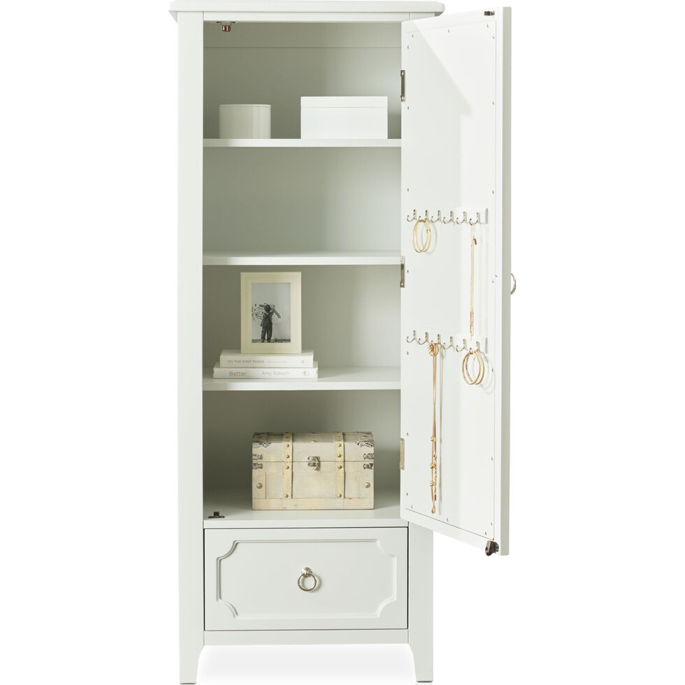 elle gray wardrobe   