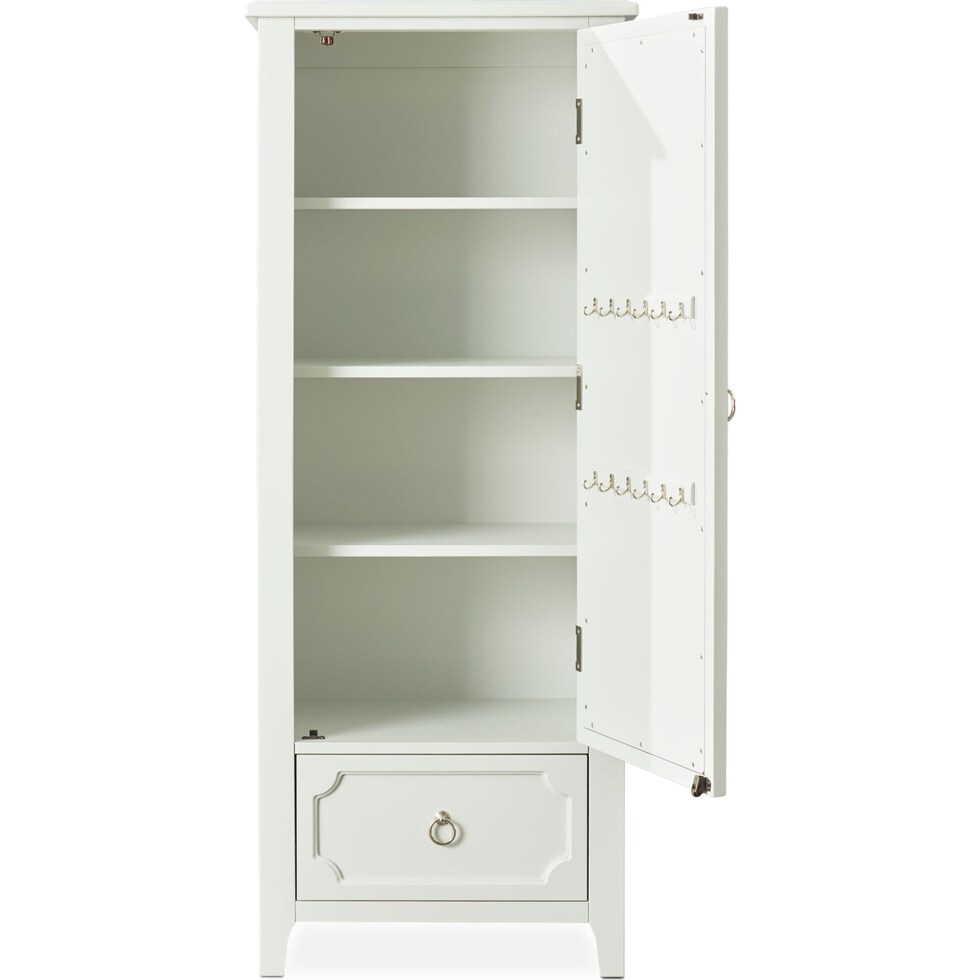 elle gray wardrobe   