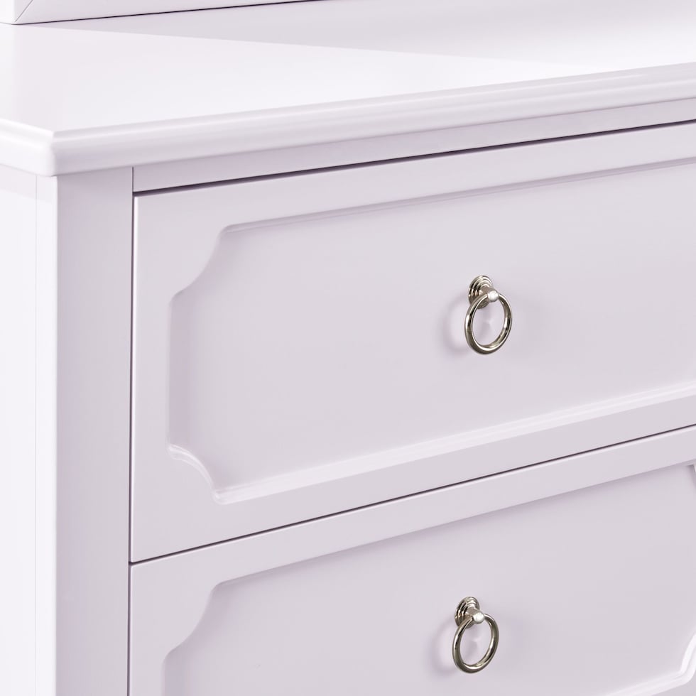 elle purple dresser & mirror   