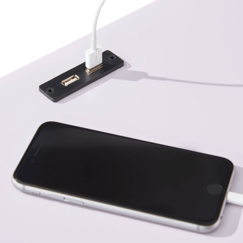 Elle Charging Nightstand Lavender Value City Furniture