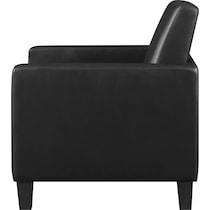 ellington black accent chair   
