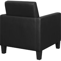 ellington black accent chair   