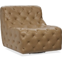 elliot light brown accent chair   