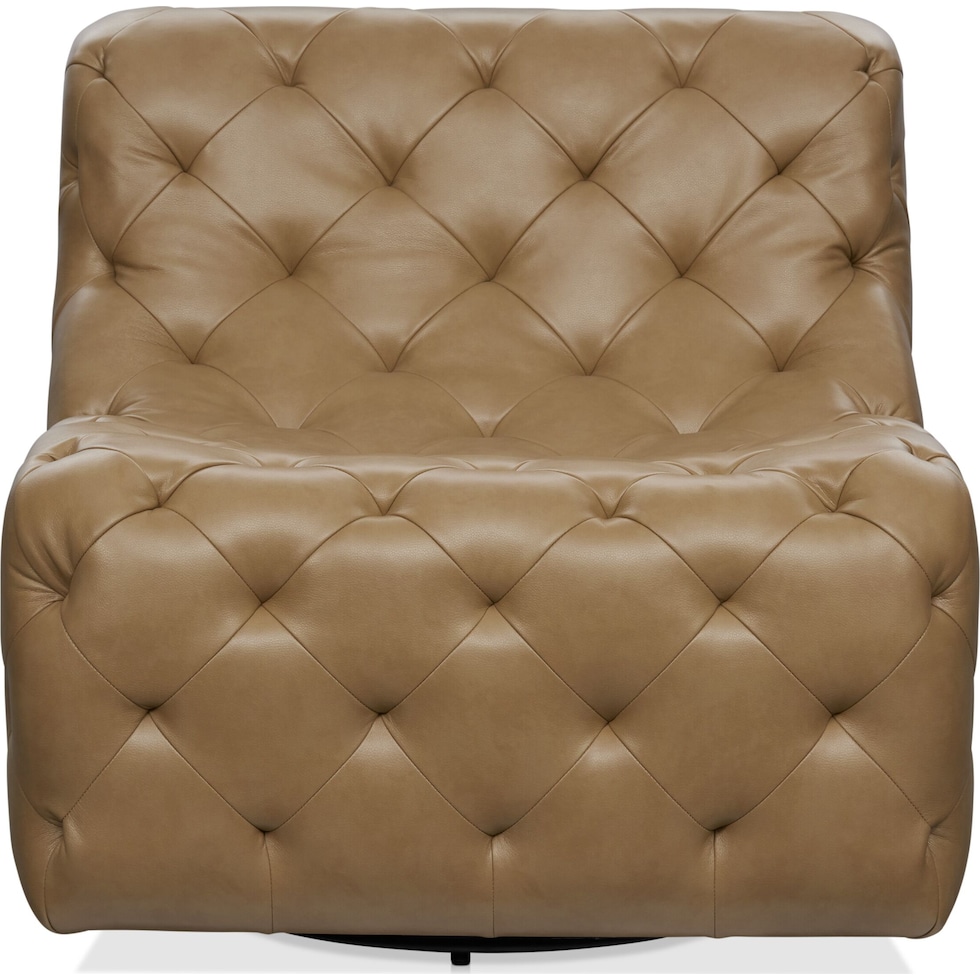 elliot light brown accent chair   